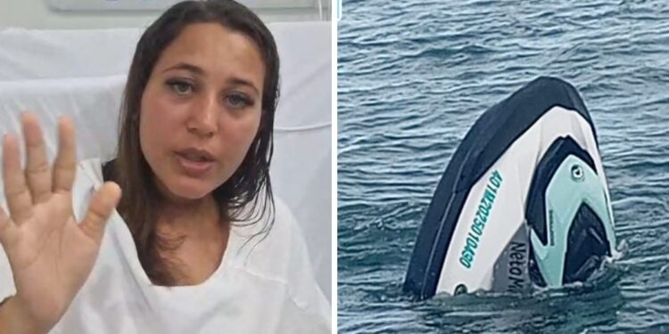 VÍDEO: Mulher que ficou à deriva por 42 horas em alto-mar em Ilhabela fala pela 1ª vez após o resgate: ‘Dor no corpo e garganta’